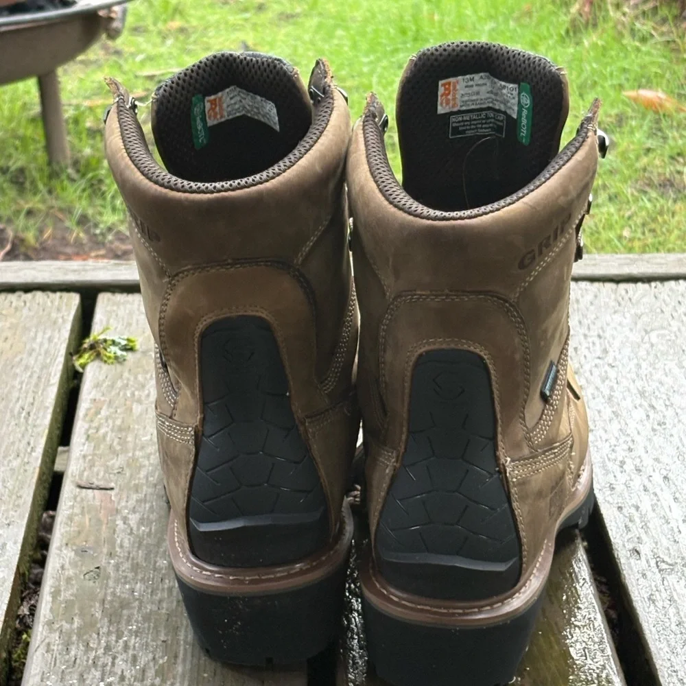 Timberland PRO Evergreen Men's Tan Work Boots - Picture 4 of 5